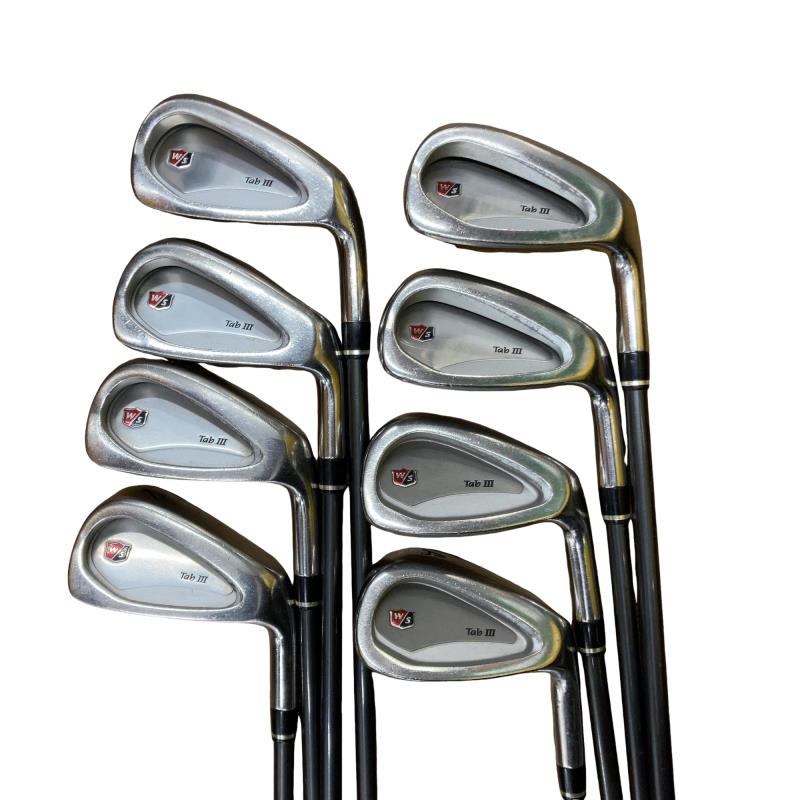 【中古】 ウィルソン Wilson staff Tab III 8S アイアンセット IR TAPER FLEX SHAFT (フレックスR) メンズ 男性用 右利き 右用 Dランク ゴルフクラブ