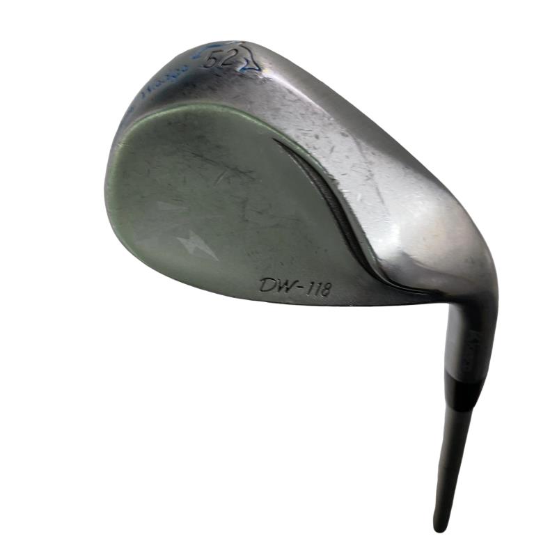 【中古】 キャスコ Dolphin Wedge DW-118 しろがね色 52° ウェッジ WG Dolphin DP-151 (フレックスS) メンズ 成人男性用 右利き 右用 D位置づける ゴルフ野球クラブ