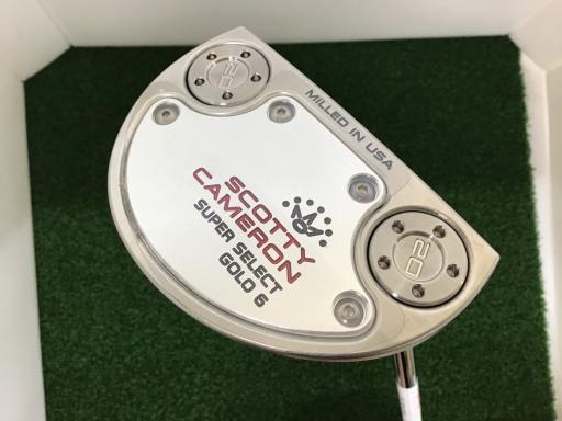 【中古】 タイトリスト SCOTTY CAMERON SUPER SELECT GOLO 6 33インチ パター PT スチール (フレックスその他) メンズ 男性用 右利き 右用 Cランク ゴルフクラブ