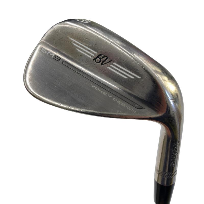 【中古】 タイトリスト VOKEY SPIN MILLED SM9 ブラッシュドスチール 48°/10°F ウェッジ WG Dynamic Gold (フレックスS) メンズ 男性用 右利き 右用 Cランク ゴルフクラブ