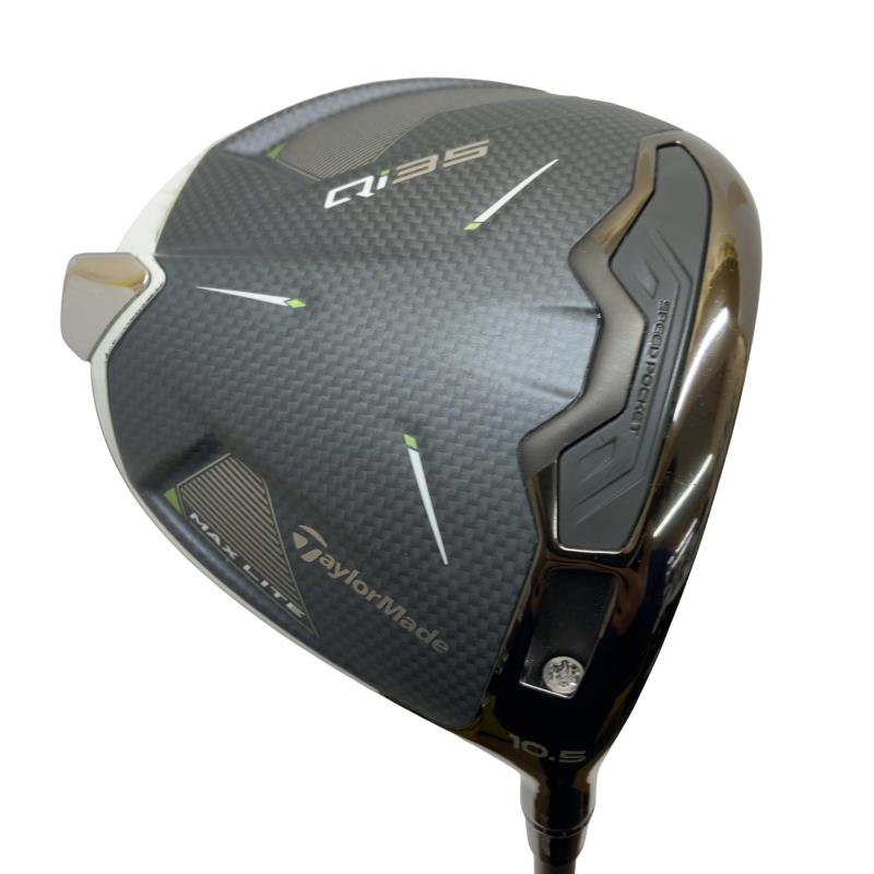 【中古】 テーラーメイド Qi35 MAX LITE 10.5° ドライバー DR AIR SPEEDER TM(Qi35 DR) (フレックスR) メンズ 男性用 右利き 右用 Cランク ゴルフクラブ