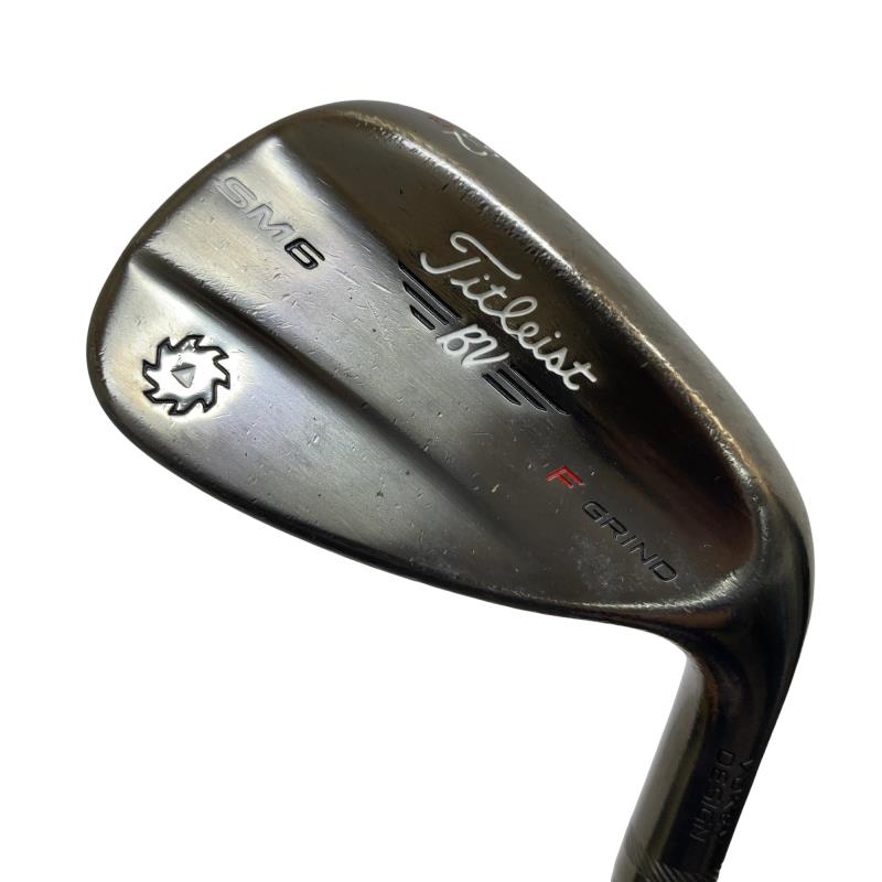 【中古】 タイトリスト VOKEY SPIN MILLED SM6 スティールグレー 52°/12°F ウェッジ WG Dynamic Gold (フレックスS) メンズ 男性用 右利き 右用 Dランク ゴルフクラブ