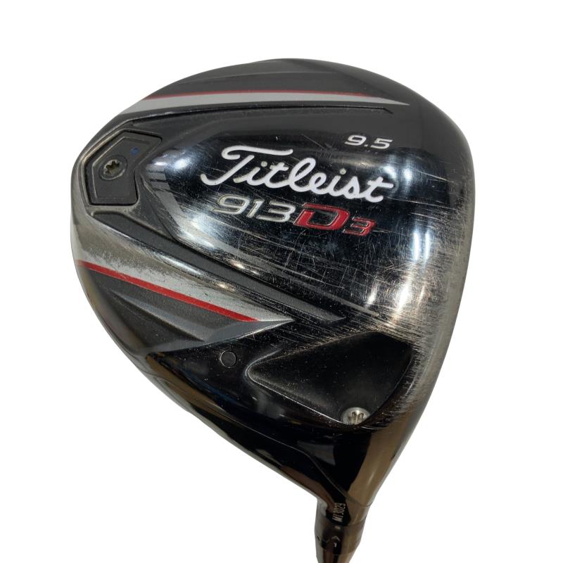【中古】 タイトリスト 913 D3 9.5° ドライバー DR リシャフト (フレックスその他) メンズ 男性用 右利き 右用 Cランク ゴルフクラブ