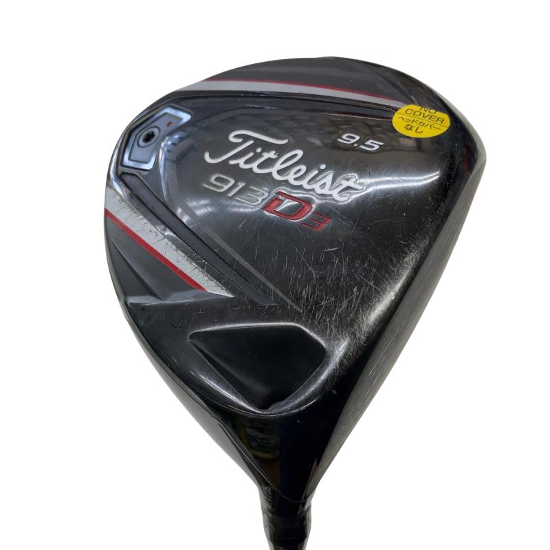【中古】 タイトリスト 913 D3 9.5° ドライバー DR 純正特注シャフト (フレックスS) メンズ 男性用 右利き 右用 Cランク ゴルフクラブ