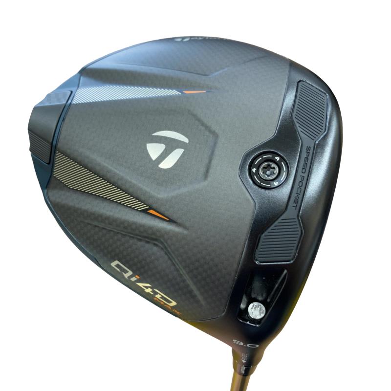 【中古】 テーラーメイド Qi4D MAX 9° ドライバー DR 純正特注シャフト (フレックスS) メンズ 男性用 右利き 右用 Aランク ゴルフクラブ