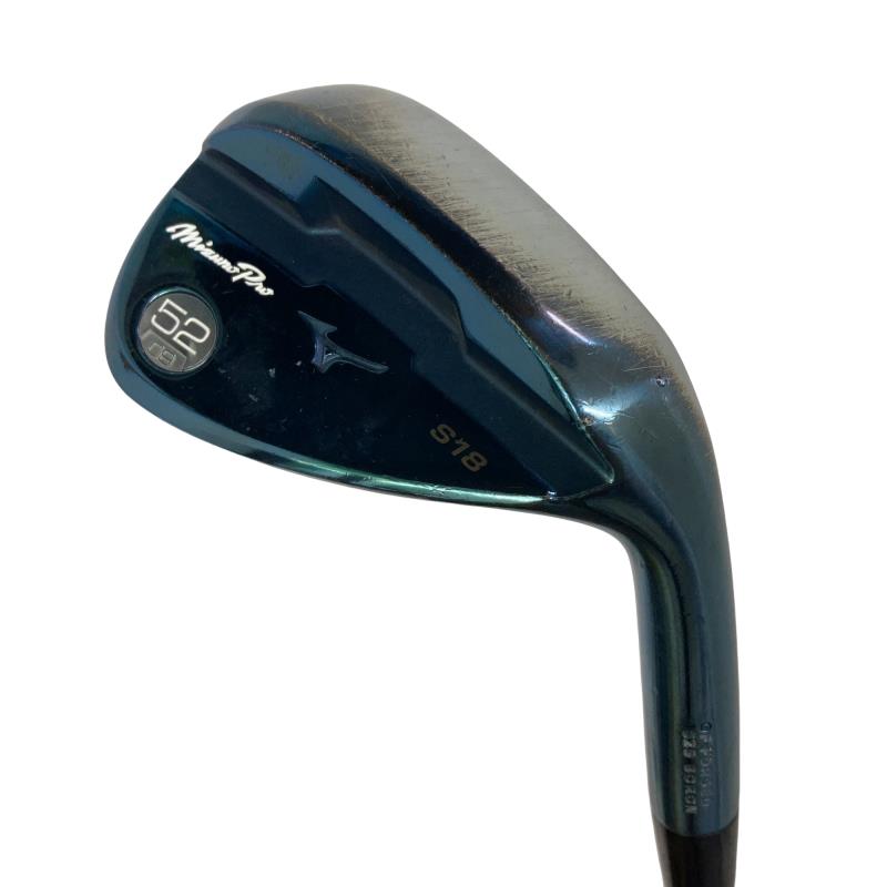 【中古】 ミズノ Mizuno Pro S18(ブルー) 52°/09° ウェッジ WG Dynamic Gold 120 (フレックスS) メンズ 男性用 右利き 右用 Cランク ゴルフクラブ