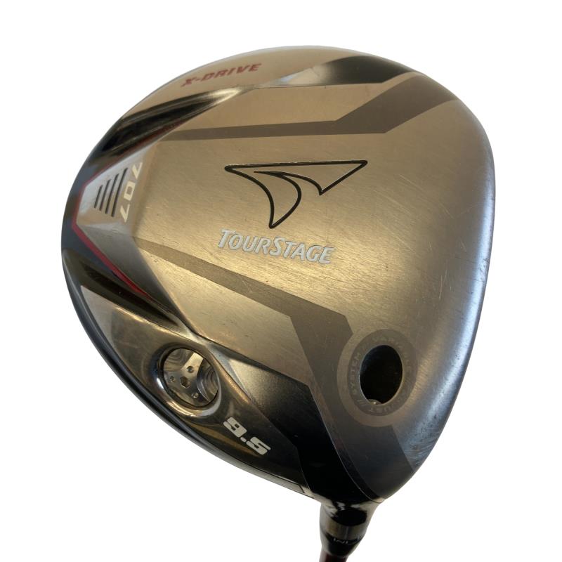 【中古】 ブリヂストン TOURSTAGE X-DRIVE 707  9.5° １番ウッド DR 完全無欠特注立て坑 (フレックスS) メンズ 成人男性用 右利き 右用 C序列付ける ゴルフ野球クラブ