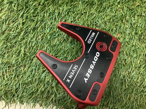 【中古】 オデッセイ RED SEVEN X 34インチ パター PT スチール (フレックスその他) メンズ 男性用 右利き 右用 Bランク ゴルフクラブ