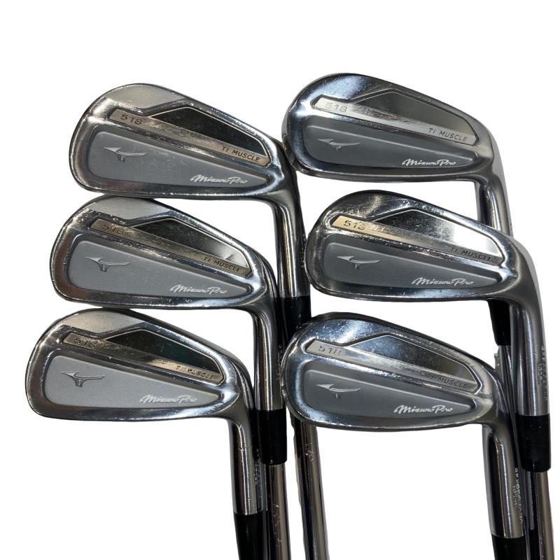 【中古】 ミズノ Mizuno Pro 518 6S アイアン仕掛ける IR 完全無欠特注立て坑 (フレックスS) メンズ 成人男性用 右利き 右用 C価値づける ゴルフ野球クラブ