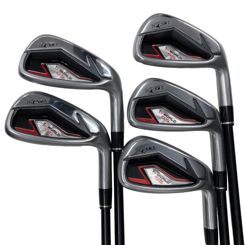 【中古】 本間ゴルフ TOUR WORLD GS 5S アイアン書き割り IR SPEED TUNED 48(IR) (フレックスSR) メンズ 成人男性用 右利き 右用 D位置づける ゴルフ野球クラブ