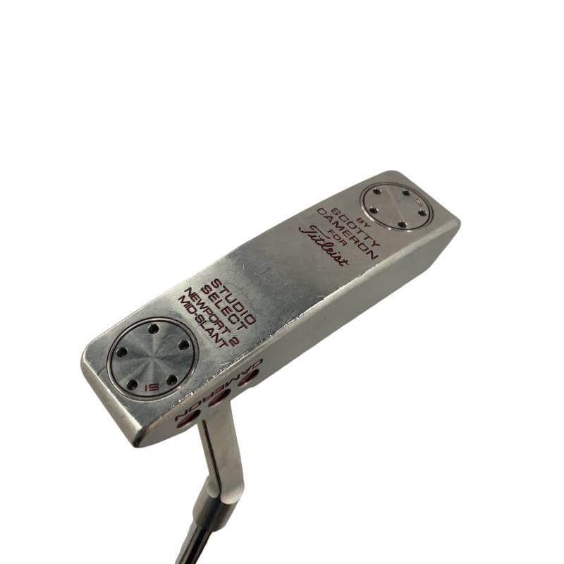 【中古】 タイトリスト SCOTTY CAMERON STUDIO SELECT NEWPORT 2 MS 34in(15g) パター PT スチール写真 (フレックス余分の物) メンズ 成人男性用 右利き 右用 C序列付ける ゴルフ野球クラブ