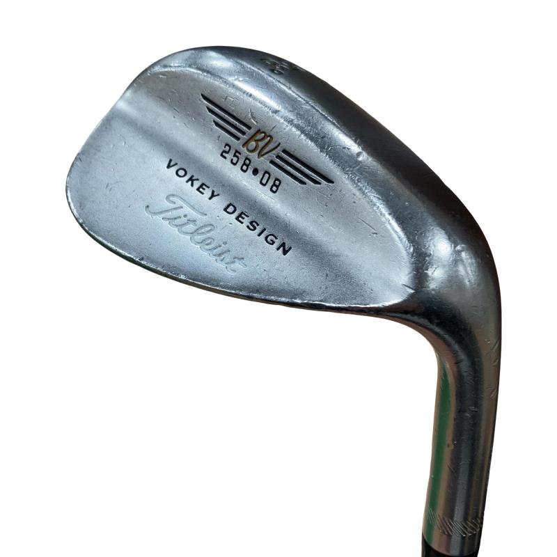 【中古】 タイトリスト VOKEY ツアークローム 258.08 ウェッジ WG Dynamic Gold (フレックスS) メンズ 男性用 右利き 右用 Cランク ゴルフクラブ