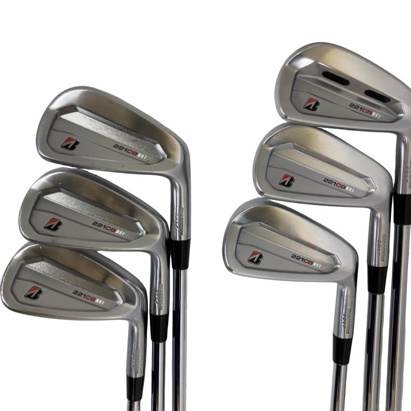 【中古】 ブリヂストン BRIDGESTONE 221CB 6S アイアンセット IR NS PRO MODUS3 TOUR105 (フレックスS) メンズ 男性用 右利き 右用 Cランク ゴルフクラブ