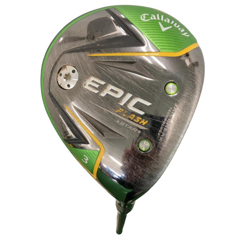 【中古】 キャロウェイ EPIC FLASH STAR 3W フェアウェイウッド FW Speeder EVOLUTION for CW(フェアウェイ) (フレックスS) メンズ 男性用 右利き 右用 Cランク ゴルフクラブ