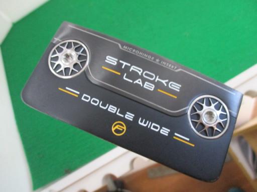 【中古】 オデッセイ STROKE LAB BLACK DOUBLE WIDE FLOW 35インチ パター PT STROKE LAB BLACK (フレックスその他) メンズ 男性用 右利き 右用 Cランク ゴルフクラブ