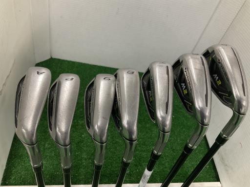 【中古】 テーラーメイド M2(2017) 8S アイアンセット IR TM7-217 (フレックスR) メンズ 男性用 右利き 右用 Cランク ゴルフクラブ