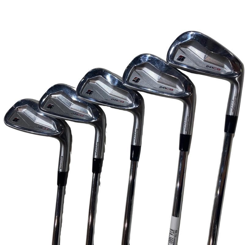 【中古】 ブリヂストン BRIDGESTONE 241CB 6S アイアンセット IR 純正特注シャフト (フレックスS) メンズ 男性用 右利き 右用 Cランク ゴルフクラブ