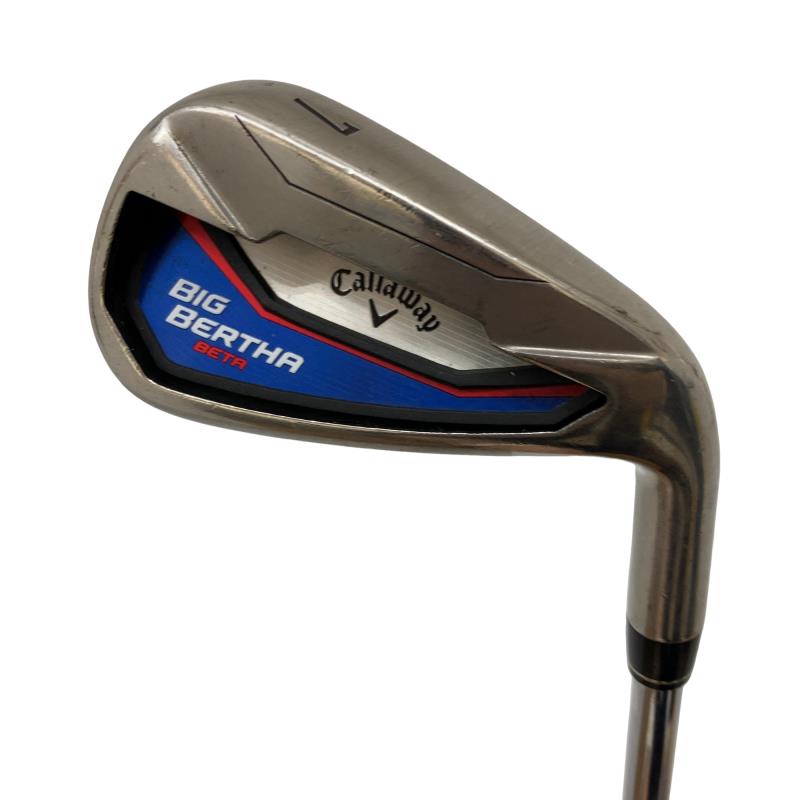 【中古】 キャロウェイ BIG BERTHA(2014) BETA 7S アイアンセット IR GS 90 CPT (フレックスS) メンズ 男性用 右利き 右用 Cランク ゴルフクラブ|ゴルフパートナー 中古クラブ店