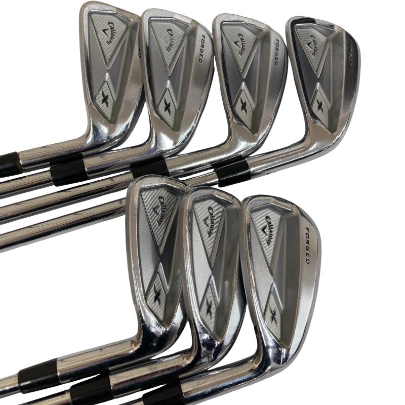 【中古】 キャロウェイ X FORGED(2013) 8S アイアン仕掛ける IR Dynamic Gold (フレックスS) メンズ 成人男性用 右利き 右用 C序列付ける ゴルフ野球クラブ
