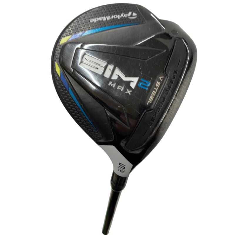 【中古】 テーラーメイド SIM2 MAX 5W フェアウェイウッド FW リシャフト (フレックスその他) メンズ 男性用 右利き 右用 Cランク ゴルフクラブ