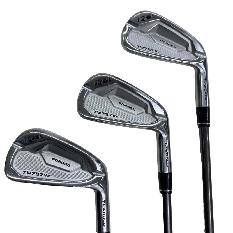 【中古】 本間ゴルフ TOUR WORLD TW757Vx 6S アイアンセット IR VIZARD IB-WF85 (フレックスS) メンズ 男性用 右利き 右用 Cランク ゴルフクラブ