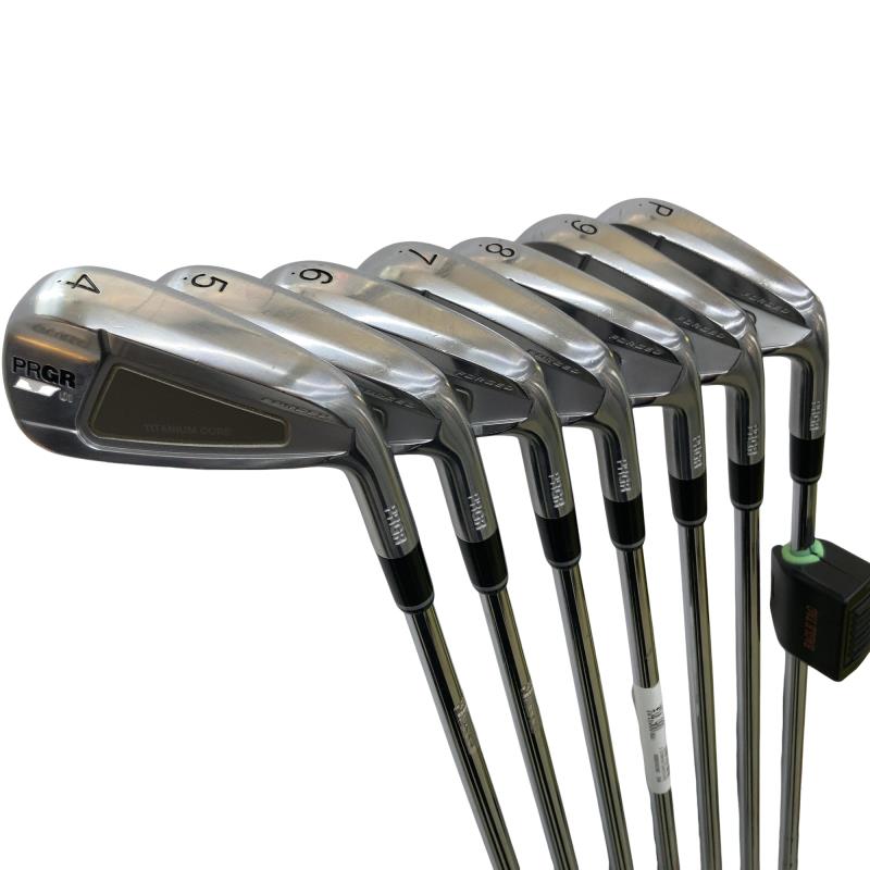 【中古】 労働者階級歯車 PRGR 01 7S アイアン書き割り IR NS PRO MODUS3 TOUR120 (フレックスS) メンズ 成人男性用 右利き 右用 C序列付ける ゴルフ野球クラブ