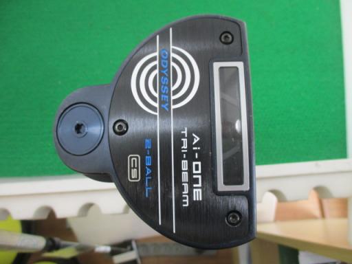【中古】 オデッセイ Ai-ONE TRI-BEAM 2-BALL CS 34インチ パター PT STROKE LAB 90 スチール (フレックスその他) メンズ 男性用 右利き 右用 Cランク ゴルフクラブ