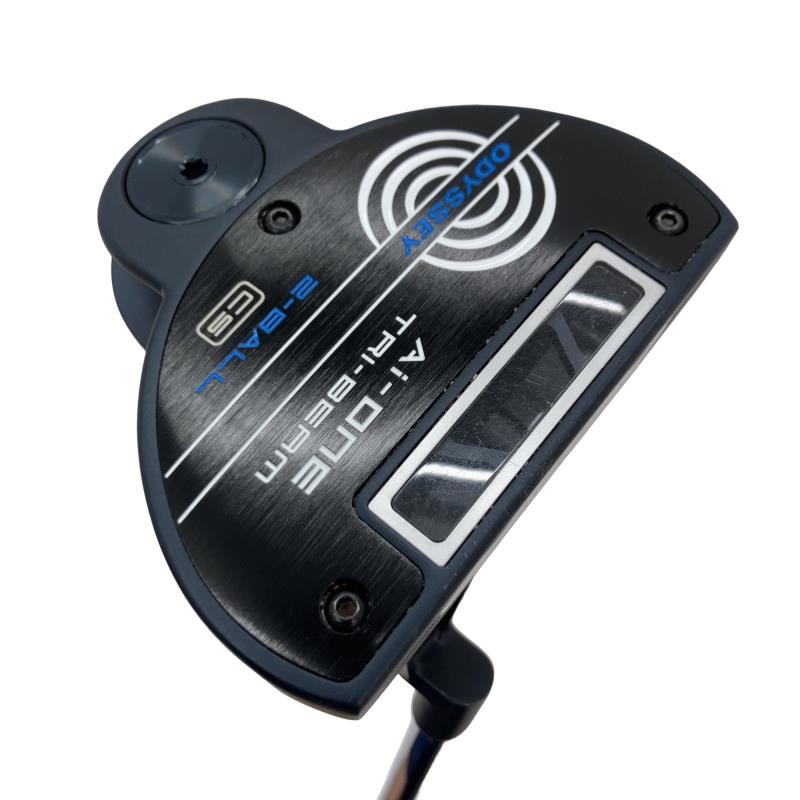 【中古】 オデッセイ Ai-ONE TRI-BEAM 2-BALL CS 33in パター PT STROKE LAB 90 スチール写真 (フレックス余分の物) メンズ 成人男性用 右利き 右用 C位置付ける ゴルフ野球クラブ ゴルフ-パター