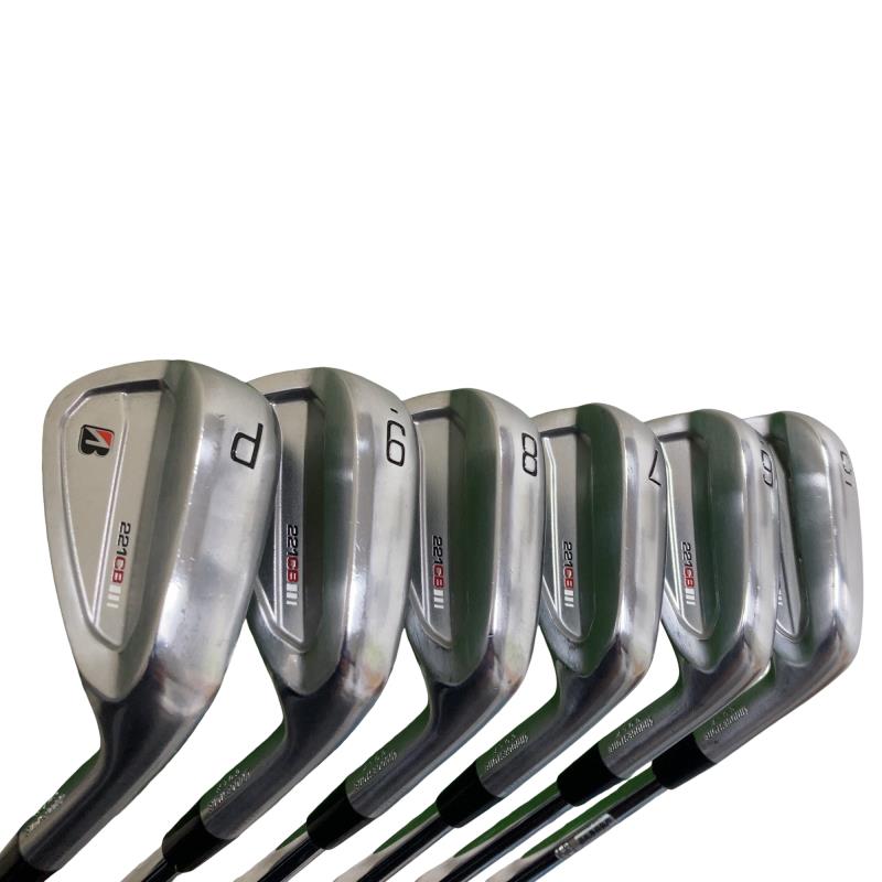 【中古】 ブリヂストン BRIDGESTONE 221CB 6S アイアンセット IR NS PRO MODUS3 TOUR120 (フレックスS) メンズ 男性用 右利き 右用 Cランク ゴルフクラブ