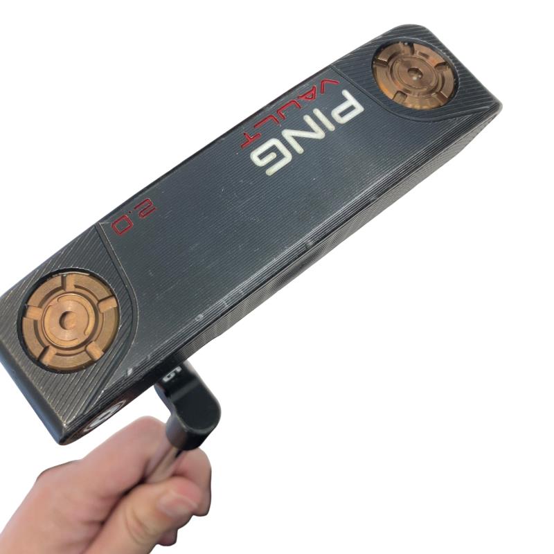 【中古】 ピン VAULT 2.0 DALE ANSER ステルス(335g) 35in(PP58手持ち部分) パター PT スチール写真 (フレックス余分の物) メンズ 成人男性用 右利き 右用 C序列付ける ゴルフ野球クラブ