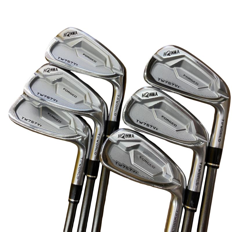【中古】 本間ゴルフ TOUR WORLD TW757Vx 6S アイアンセット IR VIZARD IB-WF85 (フレックスS) メンズ 男性用 右利き 右用 Cランク ゴルフクラブ