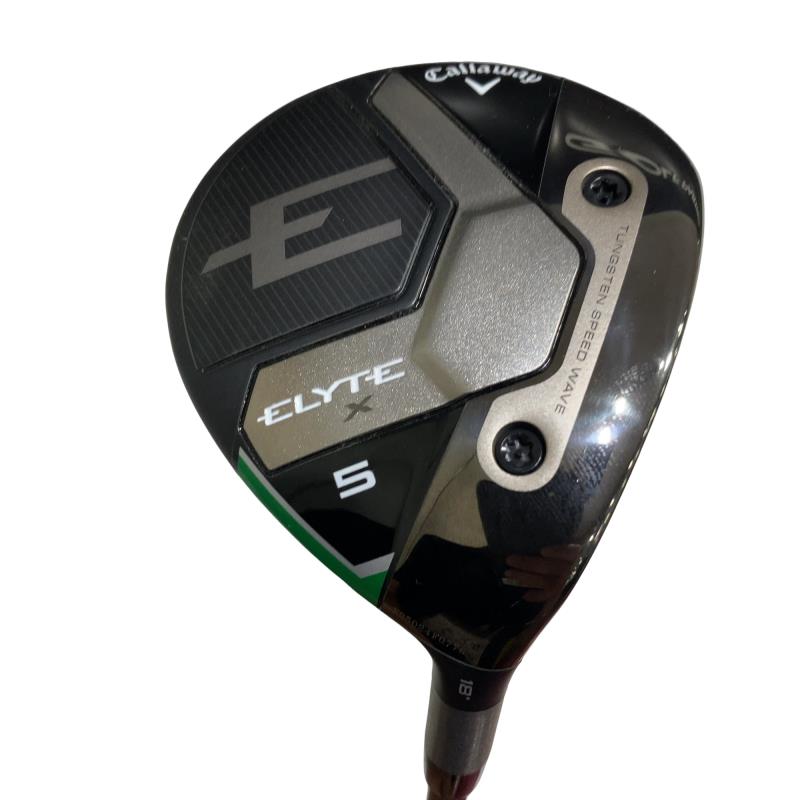 【中古】 キャロウェイ ELYTE X 5W フェアウェイウッド FW VENTUS GREEN 50 for CW(ELYTE FW) (フレックスR) メンズ 男性用 右利き 右用 Bランク ゴルフクラブ｜ゴルフパートナー 中古クラブ店