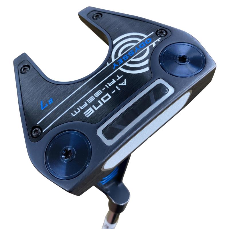 【中古】 オデッセイ Ai-ONE TRI-BEAM #7 34in パター PT STROKE LAB 90 スチール写真 (フレックス余分の物) メンズ 成人男性用 右利き 右用 C位置づける ゴルフ野球クラブ