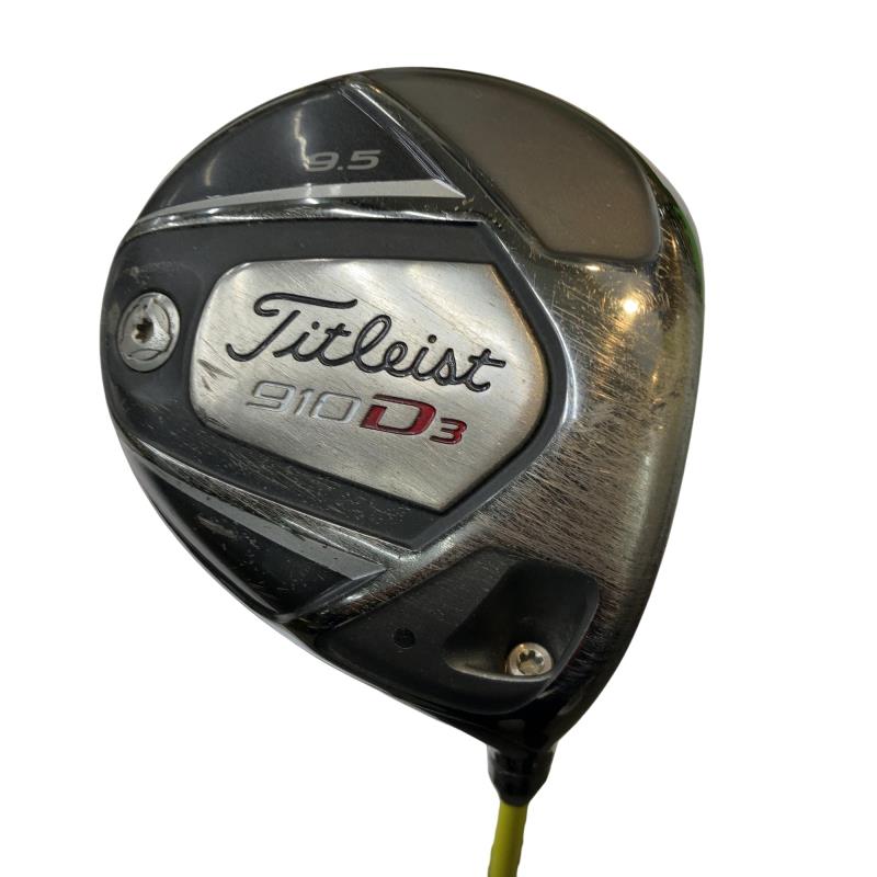 【中古】 タイトリスト 910 D3  9.5° １番ウッド DR ATTAS 3 6 (フレックスS) メンズ 成人男性用 右利き 右用 C序列付ける ゴルフ野球クラブ