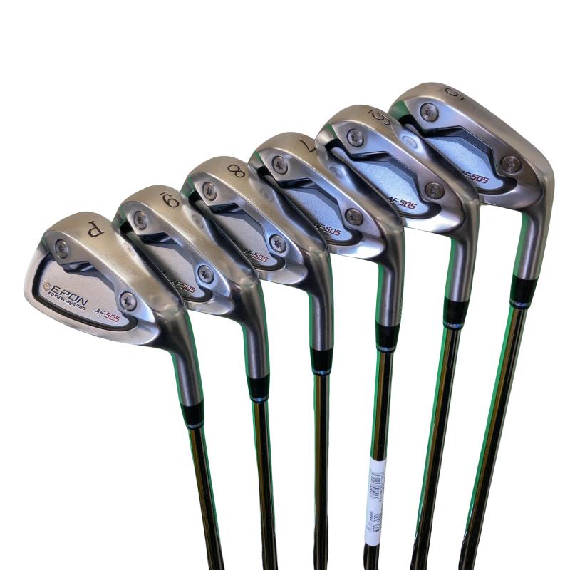 【中古】 エポンゴルフ株式会社 EPON AF-505 6S アイアン仕掛ける IR 文句無し特注立て坑 (フレックス余分の物) メンズ 成人男性用 右利き 右用 D位置付ける ゴルフ野球クラブ アイアン-ゴルフ