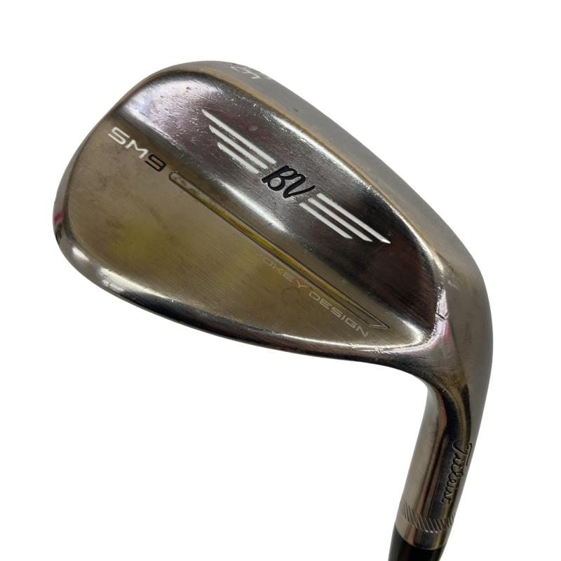 【中古】 タイトリスト VOKEY SPIN MILLED SM9 ブラッシュドスチール 56°/14°F ウェッジ WG Dynamic Gold (フレックスS) メンズ 男性用 右利き 右用 Cランク ゴルフクラブ