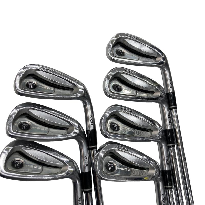【中古】 労働者階級歯車 GN 502銀 FORGED 8S アイアン書き割り IR Spec Steel II (フレックスS) メンズ 成人男性用 右利き 右用 C序列付ける ゴルフ野球クラブ