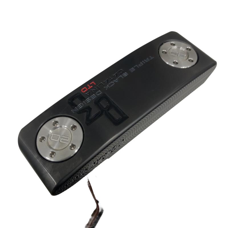 【中古】 タイトリスト SCOTTY CAMERON B3 TRIPLE BLACK DESIGN LTD CATALINA 33in パター PT スチール写真 (フレックス余分の物) メンズ 成人男性用 右利き 右用 B位置づける ゴルフ野球クラブ