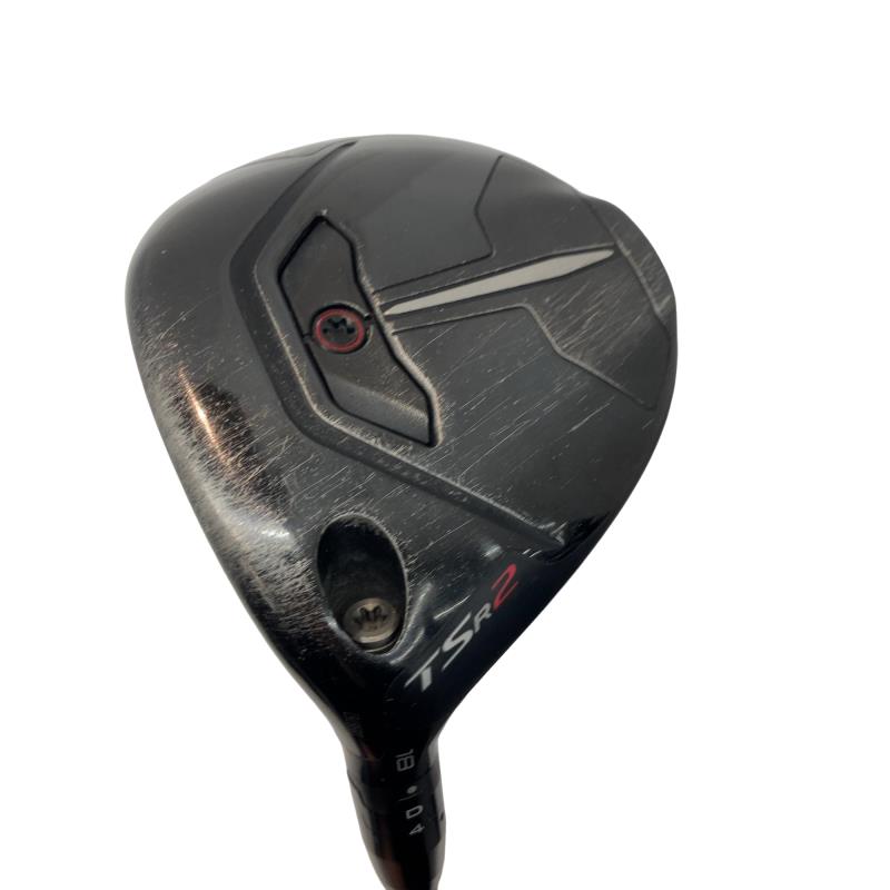 【中古】 タイトリスト TSR2 18° レフティ フェアウェイウッド FW 純正特注シャフト (フレックスX) メンズ 男性用 左利き レフティ 左用 Cランク ゴルフクラブ