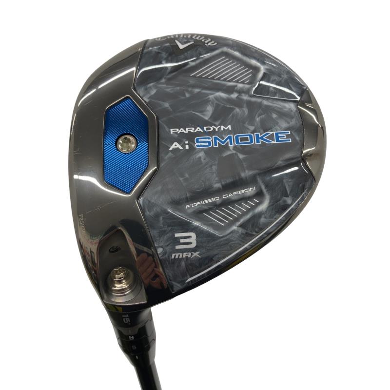 【中古】 キャロウェイ PARADYM Ai SMOKE MAX  3W レフティ フェアウェイウッド FW TENSEI 50 for CW(Ai SMOKE FW) (フレックスSR) メンズ 男性用 左利き レフティ 左用 Bランク ゴルフクラブ