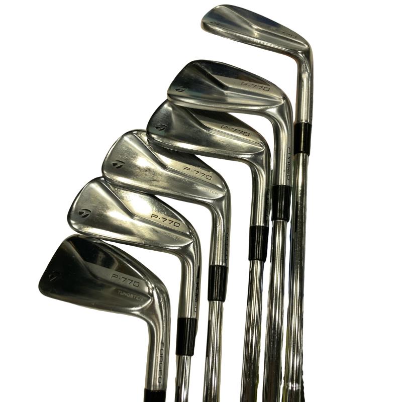 【中古】 テーラーメイド Taylor Made P・770(2020) 6S アイアンセット IR 純正特注シャフト (フレックスS) メンズ 男性用 右利き 右用 Cランク ゴルフクラブ