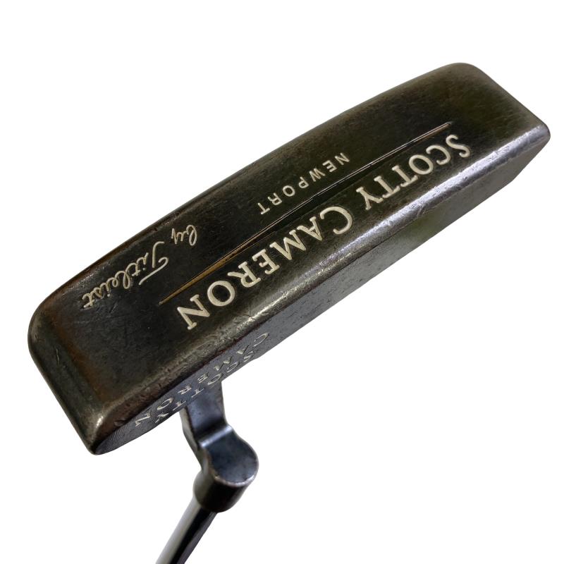 【中古】 タイトリスト SCOTTY CAMERON NEWPORT(ガンブルー) パター PT Micro Step (フレックスその他) メンズ 男性用 右利き 右用 Cランク ゴルフクラブ