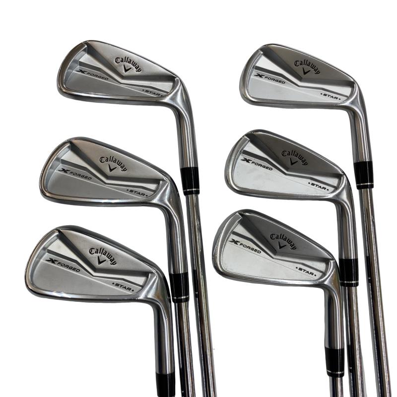 【中古】 キャロウェイ X FORGED STAR(2024) 6S アイアンセット IR NS PRO MODUS3 TOUR105 (フレックスS) メンズ 男性用 右利き 右用 Cランク ゴルフクラブ