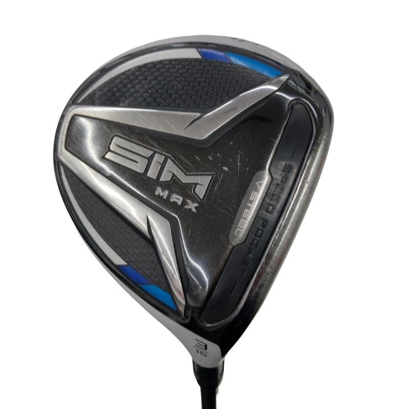 【中古】 テーラーメイド SIM MAX 3W フェアウェイウッド FW TENSEI BLUE TM50(FW) (フレックスS) メンズ 男性用 右利き 右用 Cランク ゴルフクラブ｜ゴルフパートナー 中古クラブ店