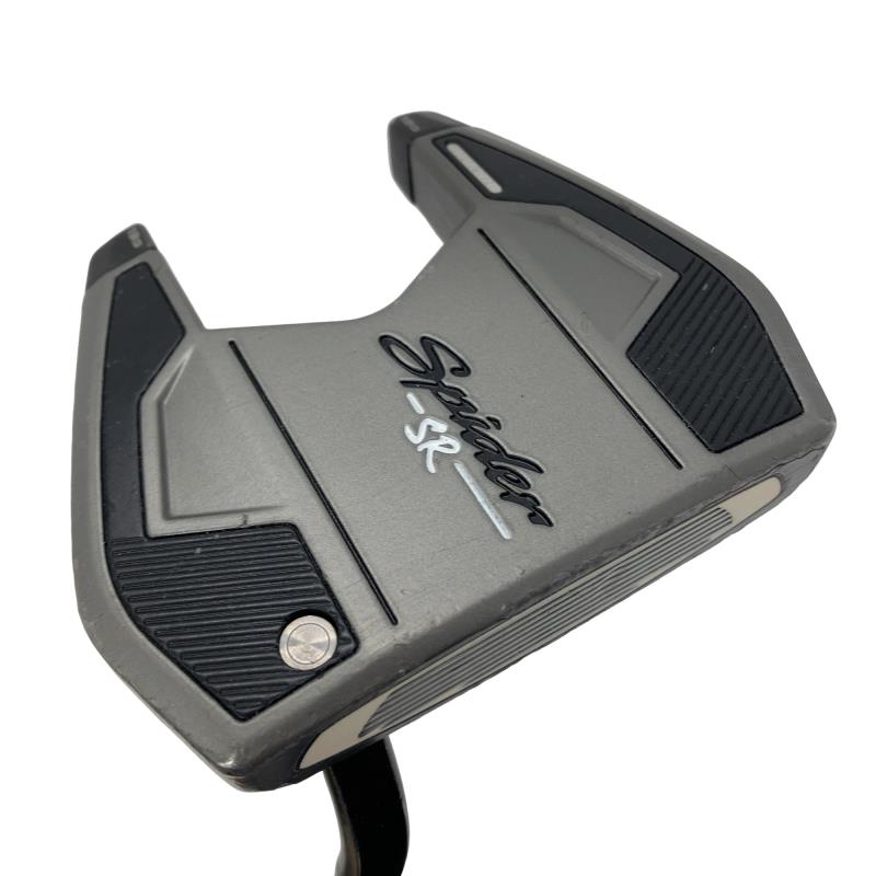 【中古】 テーラーメイド Spider SR PLATINUM/WHITE シングルベンド 34インチ パター PT スチール (フレックスその他) メンズ 男性用 右利き 右用 Cランク ゴルフクラブ