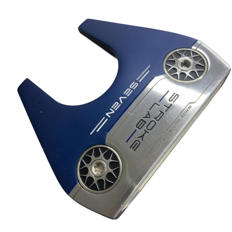 【中古】 オデッセイ STROKE LAB SEVEN(しろがね色/米国海軍) 31in レディース パター PT STROKE LAB (フレックス余分の物) レディース 亭主もち用 右利き 右用 C位置づける ゴルフ野球クラブ