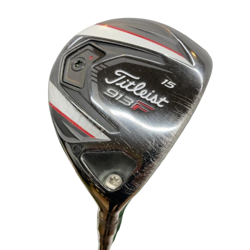 【中古】 タイトリスト 913 F 15° フェアウェイウッド FW リシャフト (フレックスその他) メンズ 男性用 右利き 右用 Cランク ゴルフクラブ 5,600円
