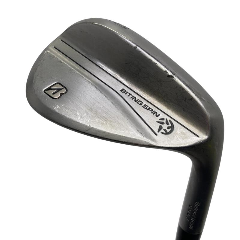 【中古】 ブリヂストン BRIDGESTONE BITING SPIN ノーメッキ 50°/10°F ウェッジ WG 純正特注シャフト (フレックスS) メンズ 男性用 右利き 右用 Cランク ゴルフクラブ