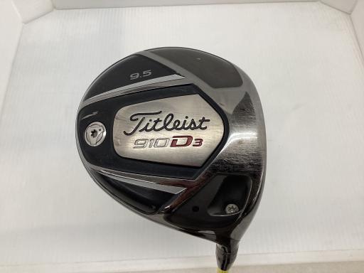 【中古】 タイトリスト 910 D3  9.5° １番ウッド DR ATTAS 3 7 (フレックスS) メンズ 成人男性用 右利き 右用 C序列付ける ゴルフ野球クラブ