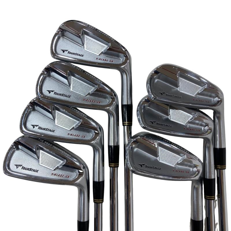 【中古】 ブリヂストン TOURSTAGE X-BLADE CB(2008) 8S アイアンセット IR リシャフト (フレックスその他) メンズ 男性用 右利き 右用 Dランク ゴルフクラブ｜ゴルフパートナー 中古クラブ店